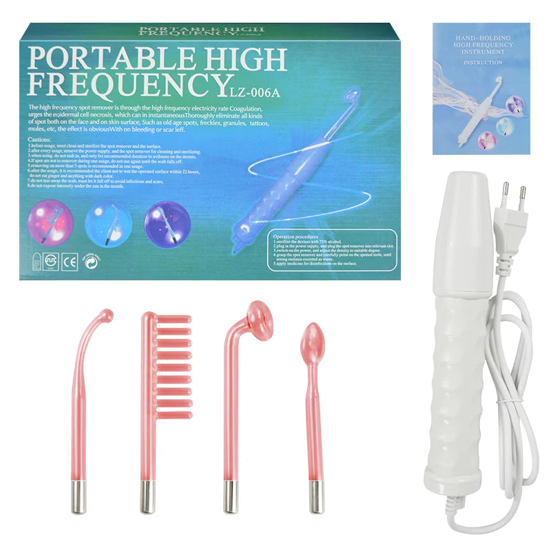 4in1 High frequency facial wand